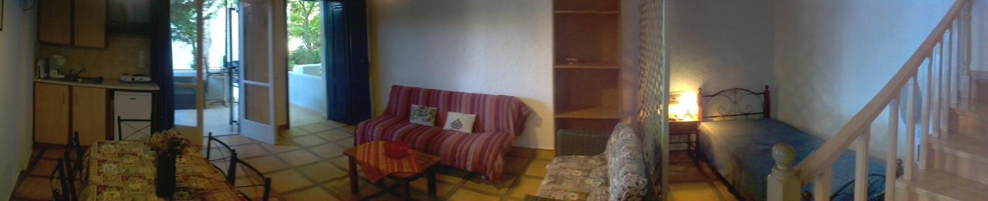 9 Musses Hotel Apartments Skala Mistegnon Стая снимка